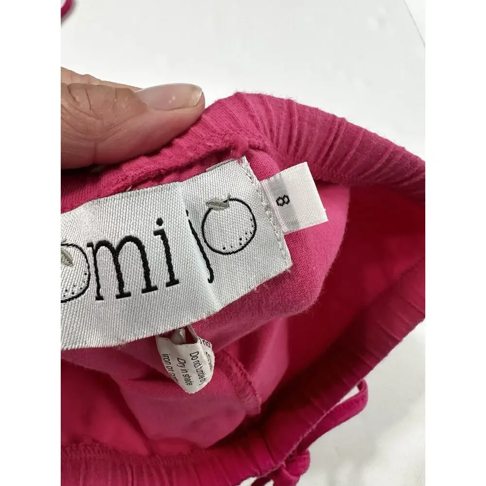 Omi Jo Well Dressed Wolf Rainbow Heart Tunic Pink Shorts Size 8